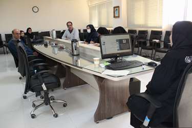  جلسه دفاع پایان نامه فاطمه رضایی شاد 